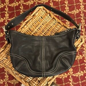 Super cute black Coach purse